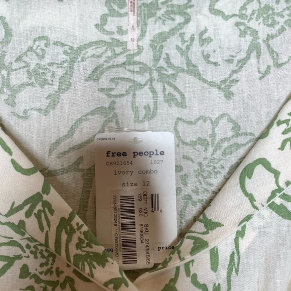 COPY - Free People A Thing Called Love Green Dress NWT - Picture 6 of 14